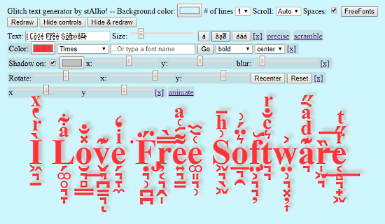 online glitch text generator