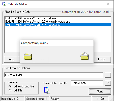 Cab File Maker