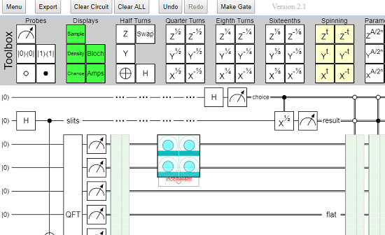 Quirk drag and drop circuit components