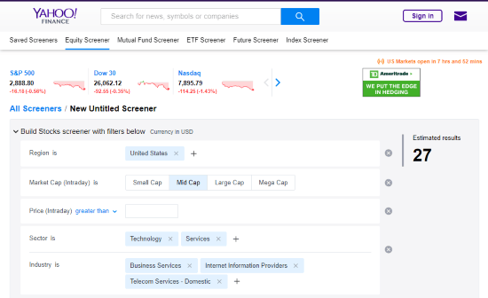 stock screener online