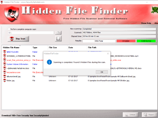 Hidden File Finder