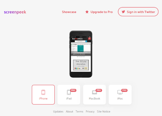 free iPhone mockups website