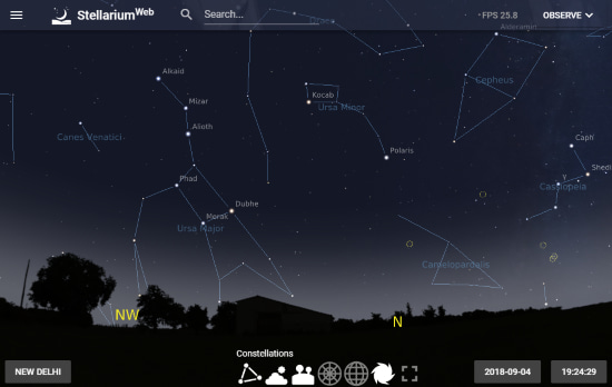 Stellarium Web Client