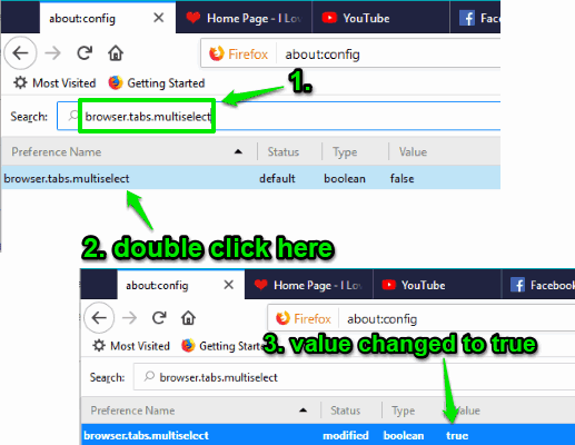 access browser.tabs.multiselect and set its value to true