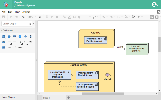 online deployment diagram maker free