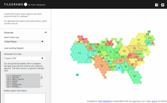 free online cartogram maker