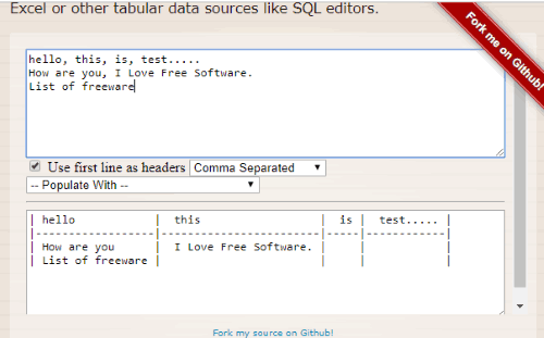 CSV to Markdown Table Generator