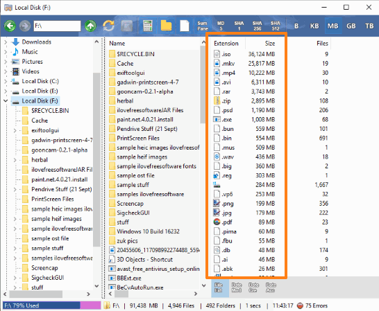 Folder Size Explorer