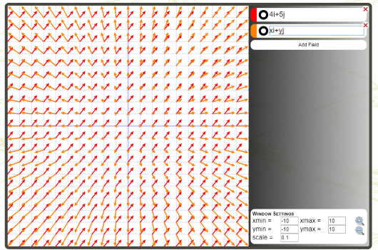 Vector Field Online Graphing