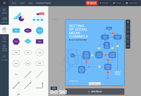 create professional flowchart online free