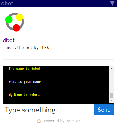 BotMakr in action