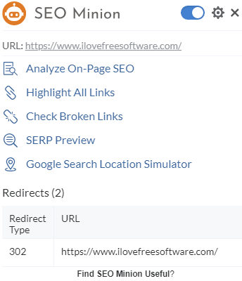 Chrome SEO Tool to analyze on-page SEO, Simulate Multi Location SERP