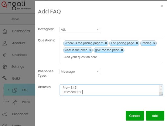 Engati Faqs