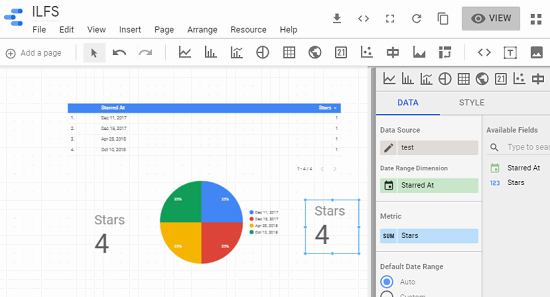 Google Data Studio Create Social Dashboard