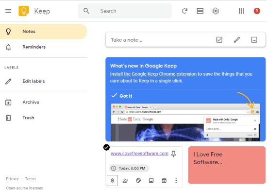 Google Keep