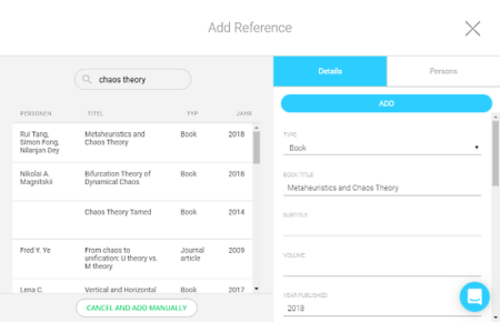 online scientific writing editor with reference manager