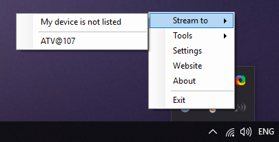 stream pc audio to UPnP device