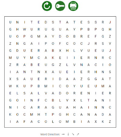 Word search game