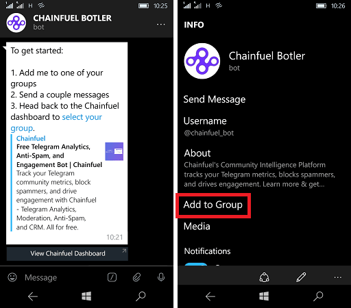 Chainfuel Bot Add To Group