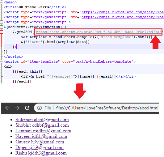 Google Sheet API in action