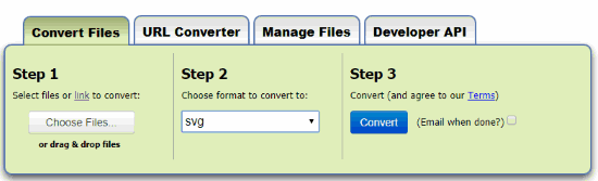 Online CDR to SVG converter