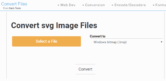 Online SVG to BMP converter