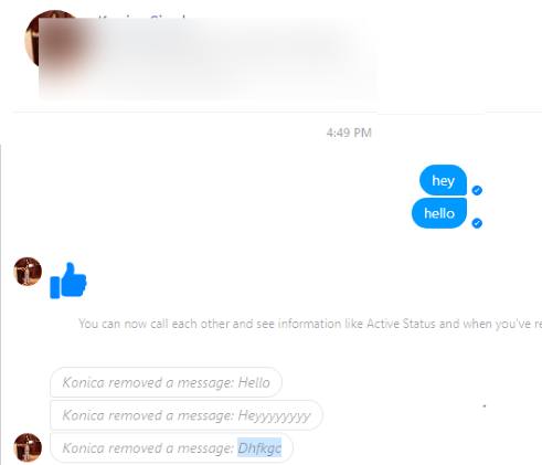 Read Deleted Messages From Facebook Messenger