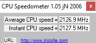 CPU Speedometer