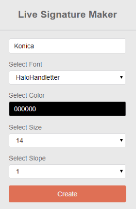Online Signature Maker