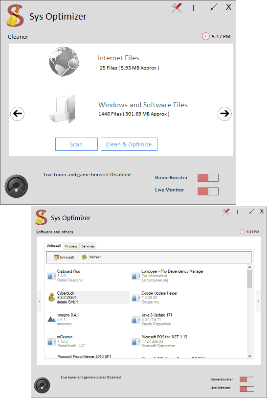 Sys Optimizer Free CCleaner alternative