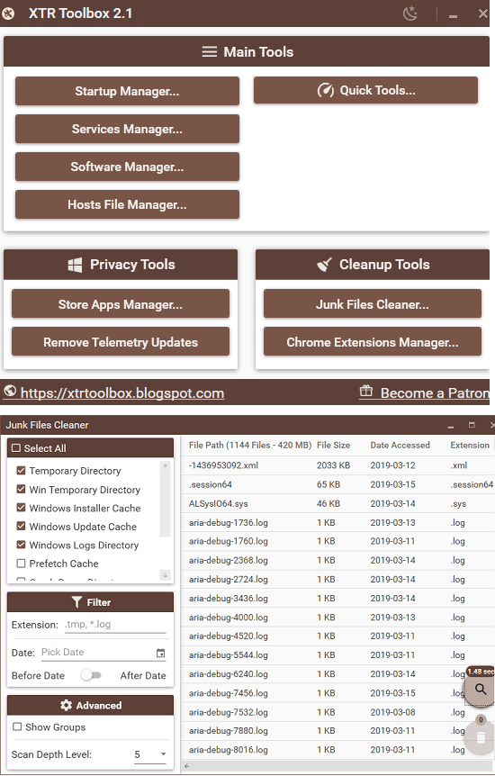 XTR Toolbox