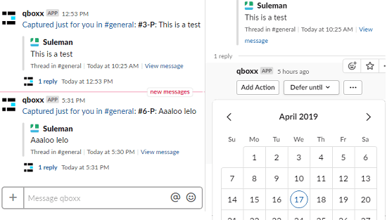 Free Slack Bot to Follow Up Messages at Later Date or Time
