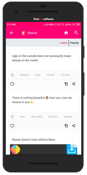 Instagram Caption Generator Android App