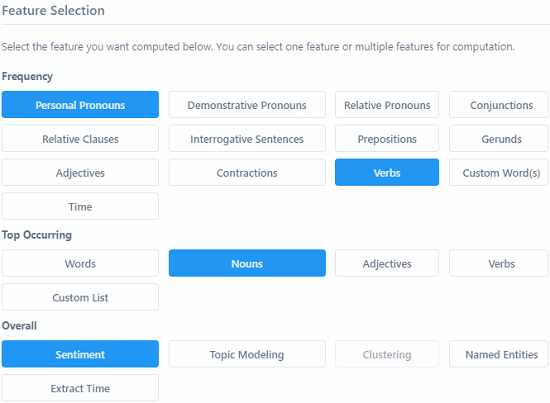 NLP Toolkit with sentiment analysis, POS tagger, Word Frequency