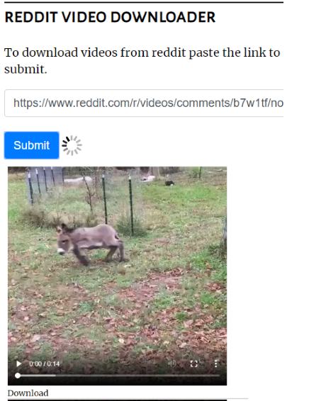 Reddit Video Downloader