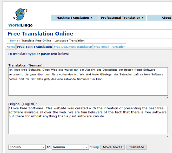 Translate Free Online