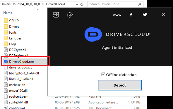 DriversCloud agent