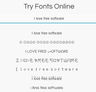 Online Instagram font generator