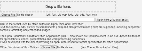 Online ODT Viewer