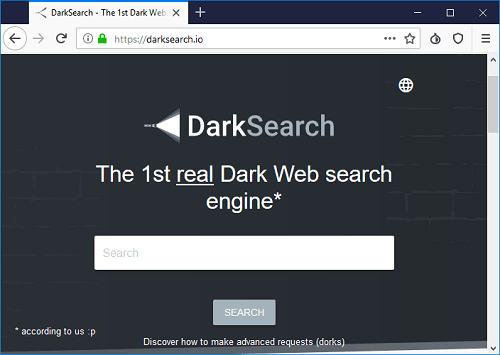 dark web search engine