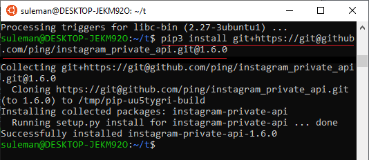 pip install instagram api