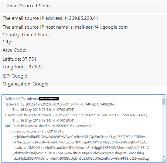 Email Header Analyzer by WhatIsMyIp
