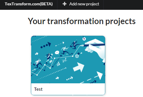 TextTransform Dashboard