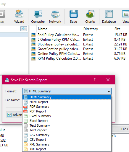 VX Search File Results