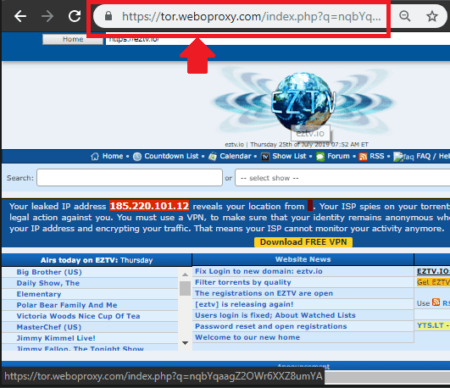 WebOProxy in action