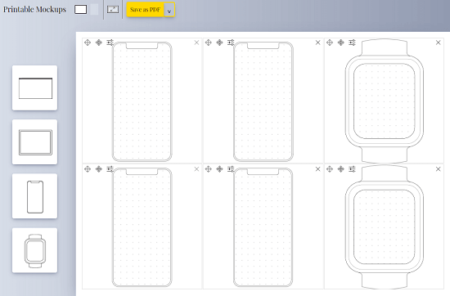 create free printable mockups online