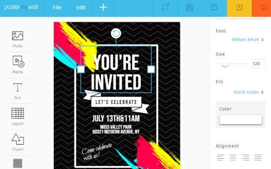 create invitation cards online