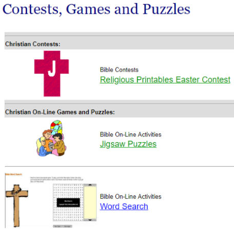 download bible game prints