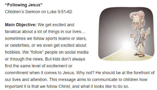 online sermons for kids