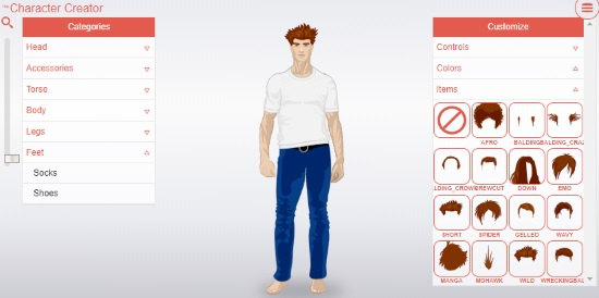 Online Realistic Avatar Creator